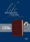 Image for KJV Life Application Study Bible, Second Edition, Large Print (Red Letter, LeatherLike, Brown, Indexed)