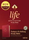 Image for NIV Life Application Study Bible, Third Edition (LeatherLike, Berry, Indexed)
