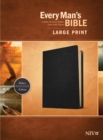 Image for Every Man&#39;s Bible NIV, Large Print (Genuine Leather, Black)