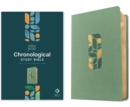 Image for NLT One Year Chronological Study Bible (LeatherLike, Sage Green Mosaic)