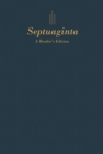 Image for Septuaginta: a reader&#39;s edition