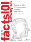 Image for Studyguide for History of Psychology A Cultural Perspective by OBoyle, Cherie G., ISBN 9780805856101