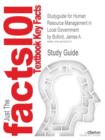 Image for Studyguide for Human Resource Management in Local Government by Buford, James A., ISBN 9780324061567