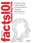 Image for Studyguide for Basics of Research Methods for Criminal Justice and Criminology by Maxfield, Michael G., ISBN 9781111346911