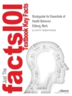 Image for Studyguide for Essentials of Health Behavior by Edberg, Mark, ISBN 9781449698508