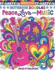 Image for Notebook Doodles Peace, Love, and Music