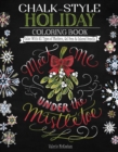 Image for Chalk-Style Holiday Coloring Book