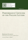 Image for Performance Criticism of the Pauline Letters
