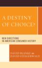 Image for A Destiny of Choice? : New Directions in American Consumer History