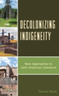 Image for Decolonizing indigeneity  : new approaches to Latin American literature