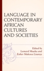 Image for Language in contemporary African cultures and societies