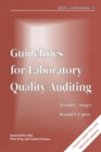 Image for Guidelines for laboratory quality auditing