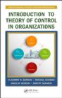 Image for Introduction to theory of control in organizations