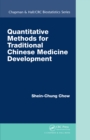 Image for Quantitative methods for traditional chinese medicine development