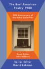Image for The Best American Poetry 1988 : 30th Anniversary of the Debut Collection