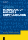 Image for Handbook of business communication: linguistic approaches