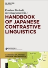 Image for Handbook of Japanese contrastive linguistics