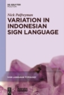 Image for Variation in Indonesian Sign Language
