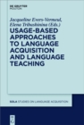Image for Usage-based approaches to language acquisition and language teaching