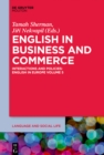 Image for English in Business and Commerce: Interactions and Policies; English in Europe Volume 5 : 14