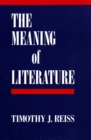 Image for Meaning of Literature