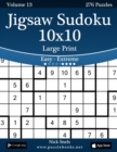 Image for Jigsaw Sudoku 10x10 Large Print - Easy to Extreme - Volume 13 - 276 Puzzles