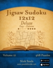 Image for Jigsaw Sudoku 12x12 Deluxe - Easy to Extreme - Volume 21 - 468 Puzzles