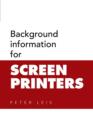 Image for Background information for SCREEN PRINTERS