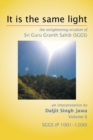Image for It Is the Same Light : The Enlightening Wisdom of Sri Guru Granth Sahib (Sggs) Volume 6: Sggs (P 1001-1200)
