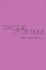 Image for Critique of Critique