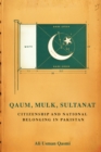 Image for Qaum, mulk, sultanat  : citizenship and national belonging in Pakistan