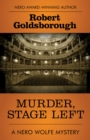 Image for Murder, Stage Left