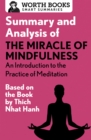 Image for Summary and Analysis of The Miracle of Mindfulness: An Introduction to the Practice of Meditation: Based on the Book by Thich Nhat Hanh