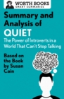 Image for Summary and Analysis of Quiet: The Power of Introverts in a World That Can&#39;t Stop Talking: Based on the Book by Susan Cain
