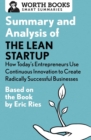Image for Summary and analysis of The lean startup