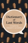 Image for Dictionary of Last Words