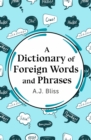Image for A Dictionary of Foreign Words and Phrases
