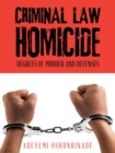 Image for Criminal Law Homicide