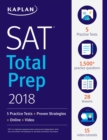 Image for SAT: Total Prep 2018: 5 Practice Tests + Proven Strategies + Online + Video.