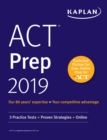 Image for ACT Prep 2019: 3 Practice Tests + Proven Strategies + Online.