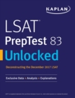 Image for LSAT PrepTest 83 Unlocked : Exclusive Data + Analysis + Explanations