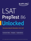 Image for Lsat Preptest 86 Unlocked: Exclusive Data + Analysis + Explanations