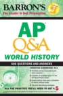 Image for AP Q&amp;A World History: With 600 Questions and Answers