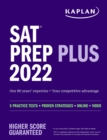 Image for SAT Prep Plus 2022: 5 Practice Tests + Proven Strategies + Online + Video