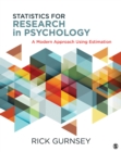 Image for Statistics for research in psychology  : a modern approach using estimation