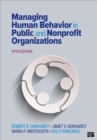 Image for Managing human behavior in public and nonprofit organizations