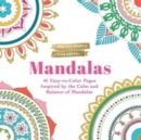 Image for Pretty Simple Coloring: Mandalas : 45 Easy-to-Color Pages Inspired by the Calm and Balance of Mandalas