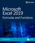 Image for Microsoft Excel 2019 formulas and functions