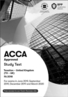 Image for ACCA taxation (TX-UK)  : FA 2018: Study text