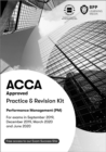 Image for ACCA performance management (PM): Practice &amp; revision kit